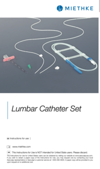 <i>Lumbar Catheter Set</i> Instructions for use
IFU_06_EN-TW_V02.1_WEB.pdf